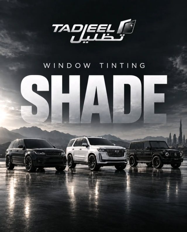 The right shade changes the whole look.
Choose your level of privacy, style, and comfort with TADLEEL.

الدرجة المناسبة تغيّر مظهر سيارتك بالكامل.
اختر مستوى الخصوصية والأناقة والراحة الذي يناسبك مع تدليل.

#TADLEEL #WindowTint #CarStyle #Tinting#تظليل